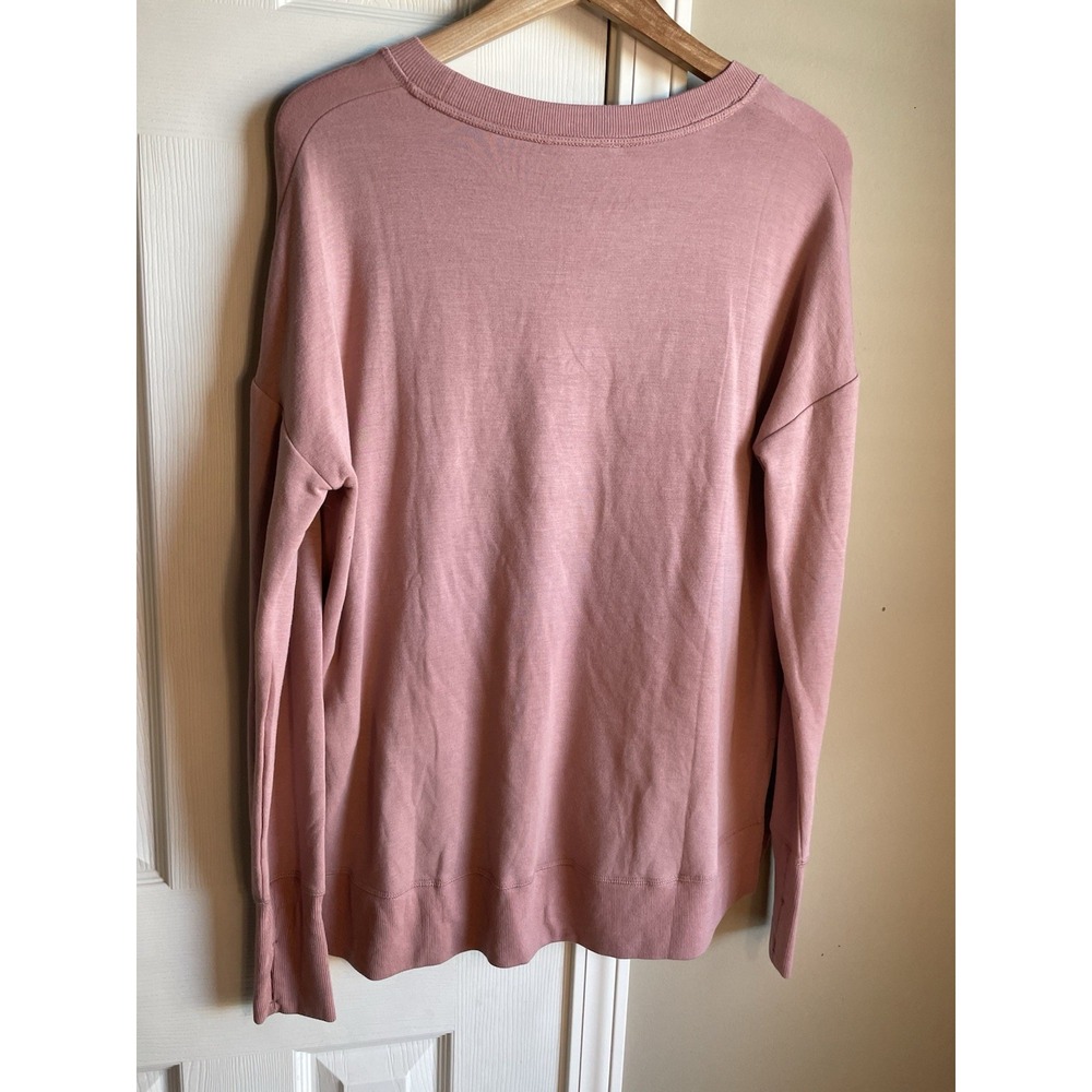 Athleta WOMEN'S Medium Seasoft Scoop Neck Sweatshirt Athleisure Pullover Top
